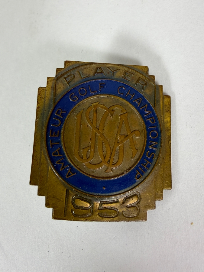 Vintage 1953 USGA Amateur Championship Zippo Lighter Oklahoma City Golf Country Club With 1952 1953 Medals Lot [Photo 3]