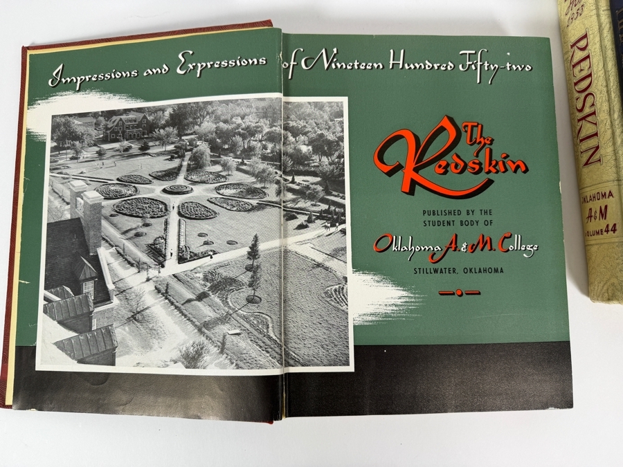 (3) Oklahoma A&M (Now Oklahoma State University) Yearbooks From Years 1951, 1952 & 1953 [Photo 5]