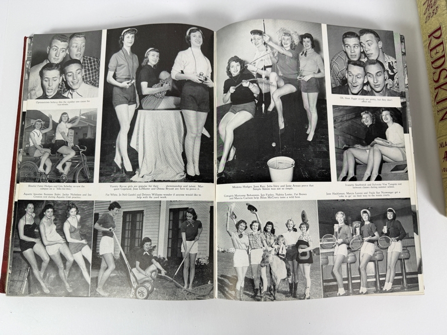 (3) Oklahoma A&M (Now Oklahoma State University) Yearbooks From Years 1951, 1952 & 1953 [Photo 7]