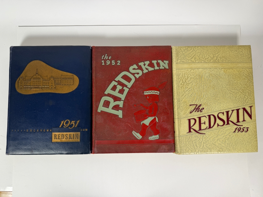 (3) Oklahoma A&M (Now Oklahoma State University) Yearbooks From Years 1951, 1952 & 1953 [Photo 2]