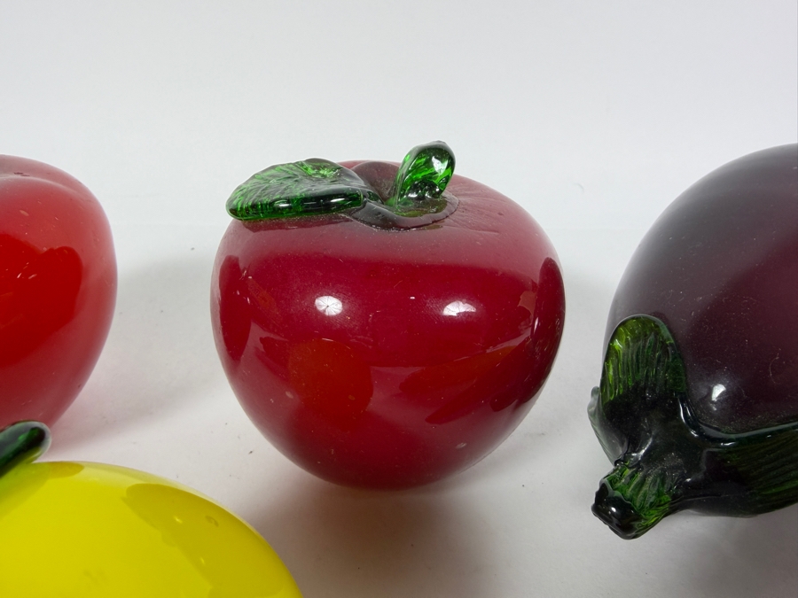 Vintage Murano Glass Style Hand Blown Fruits And Vegetables [Photo 2]