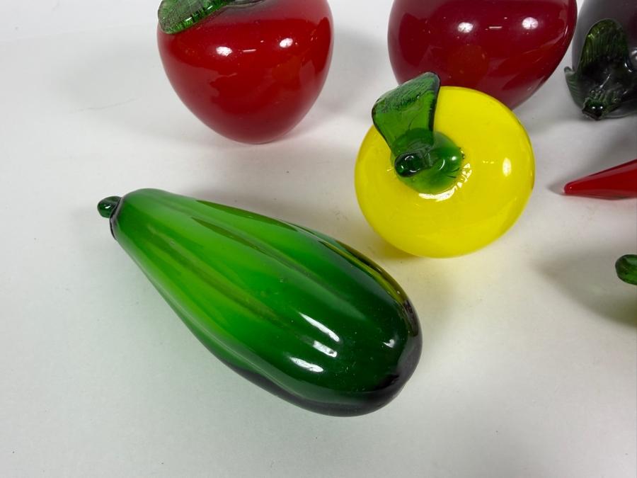 Vintage Murano Glass Style Hand Blown Fruits And Vegetables [Photo 5]