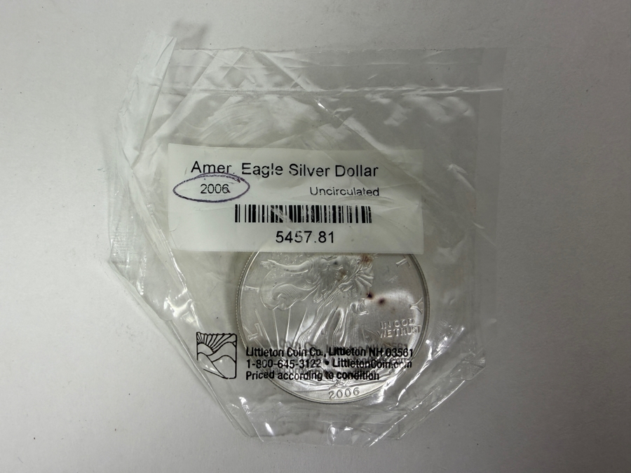 Uncirculated 2006 American Eagle Silver Dollar [Photo 2]