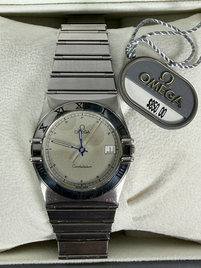 OMEGA Constellation Wrist Watch With Original Box Retails $850