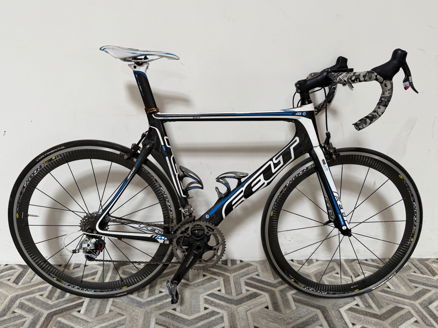 Felt AR1 Aero Carbon Fiber Road Racing Bike, Equipped With SRAM Red Groupset, Mavic Cosmic Carbone SSC Wheelset, And Camouflage Grip Tape Approx 17lbs Retailed For $9,500 [Photo 2]