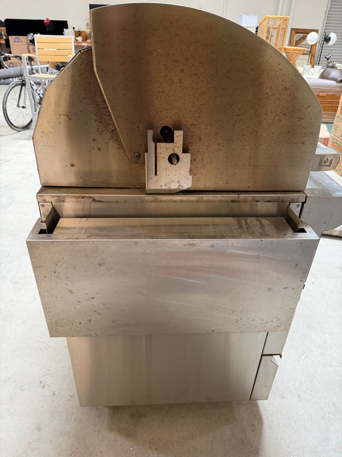 Wolf Stainless Steel Built In Outdoor Gas Grill Model #OG54 On Mobile Storage Cart Model #CART54, Signature Red Knobs, 54'W Grill Retails $11,200 And Cart $2,200 Converted to Natural Gas, Can Revert To Propane [Photo 10]