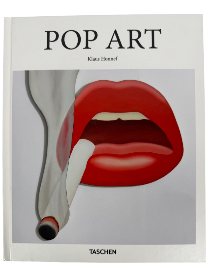 Pop Art Hardcover Modern Art History Book By Klaus Honnef, Taschen Basic Art Series Coffee Table Book