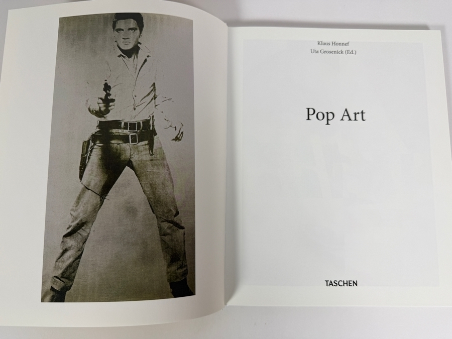 Pop Art Hardcover Modern Art History Book By Klaus Honnef, Taschen Basic Art Series Coffee Table Book [Photo 2]