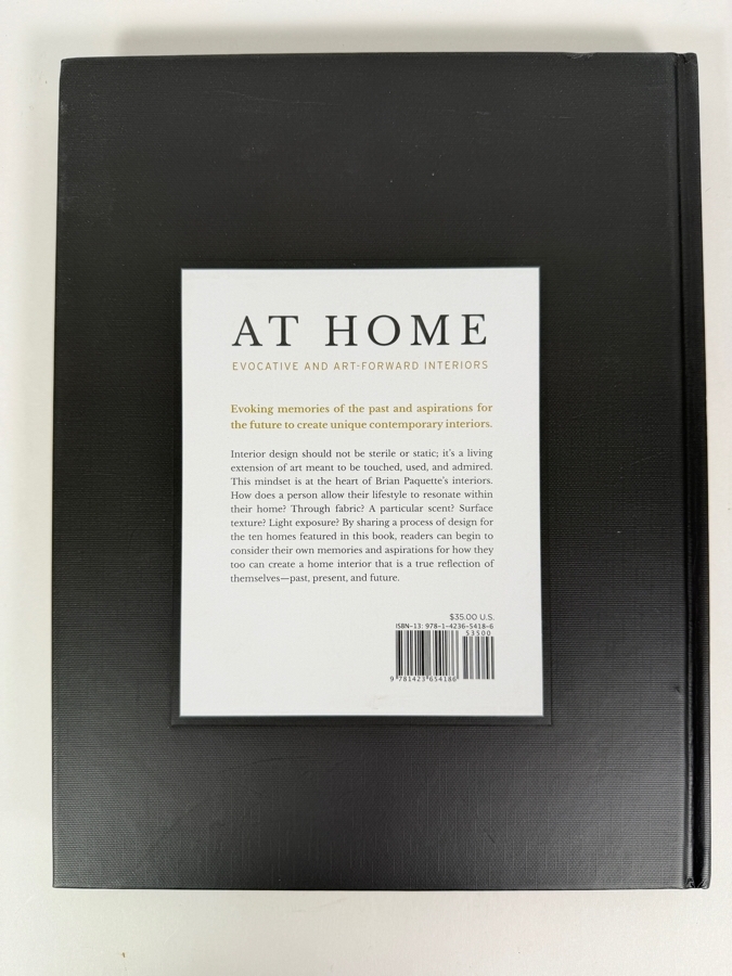 Hardcover Book At Home: Evocative & Art-Forward Interiors By Interior Designer Brian Paquette [Photo 6]