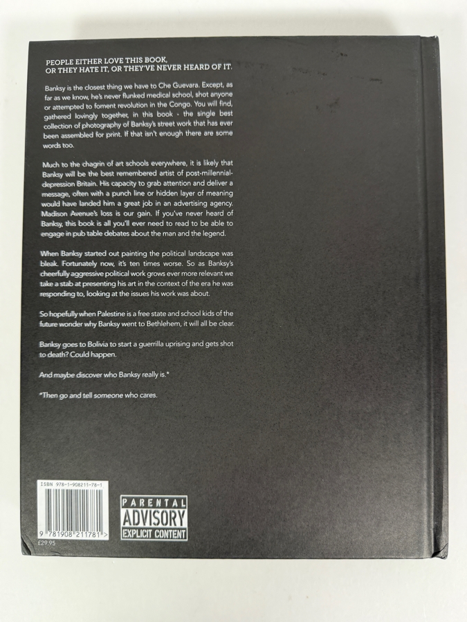Banksy: You Are An Acceptable Level Of Threat Hardcover Book By Patrick Potter, Carpet Bombing Culture Street Art Coffee Table Book [Photo 8]