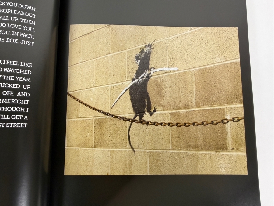 Banksy: You Are An Acceptable Level Of Threat Hardcover Book By Patrick Potter, Carpet Bombing Culture Street Art Coffee Table Book [Photo 6]