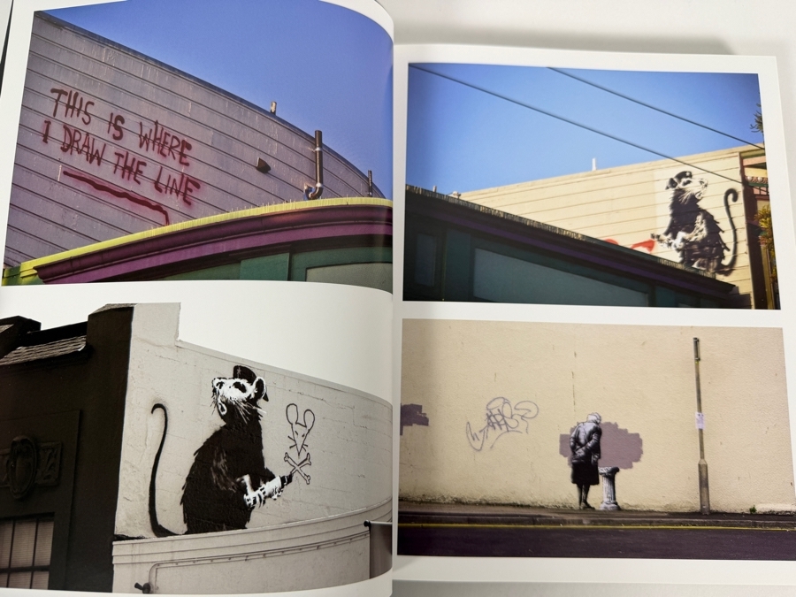 Banksy: You Are An Acceptable Level Of Threat Hardcover Book By Patrick Potter, Carpet Bombing Culture Street Art Coffee Table Book [Photo 7]