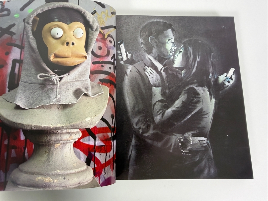 Banksy: You Are An Acceptable Level Of Threat Hardcover Book By Patrick Potter, Carpet Bombing Culture Street Art Coffee Table Book [Photo 3]