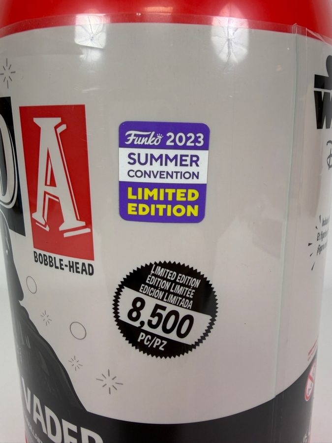 Funko 2023 Summer Convention Limited Edition Of 8,500 Funko Vinyl SODA 3 Liter Bobble-Head Figure Featuring Darth Vader From Star Wars 12.5H [Photo 2]