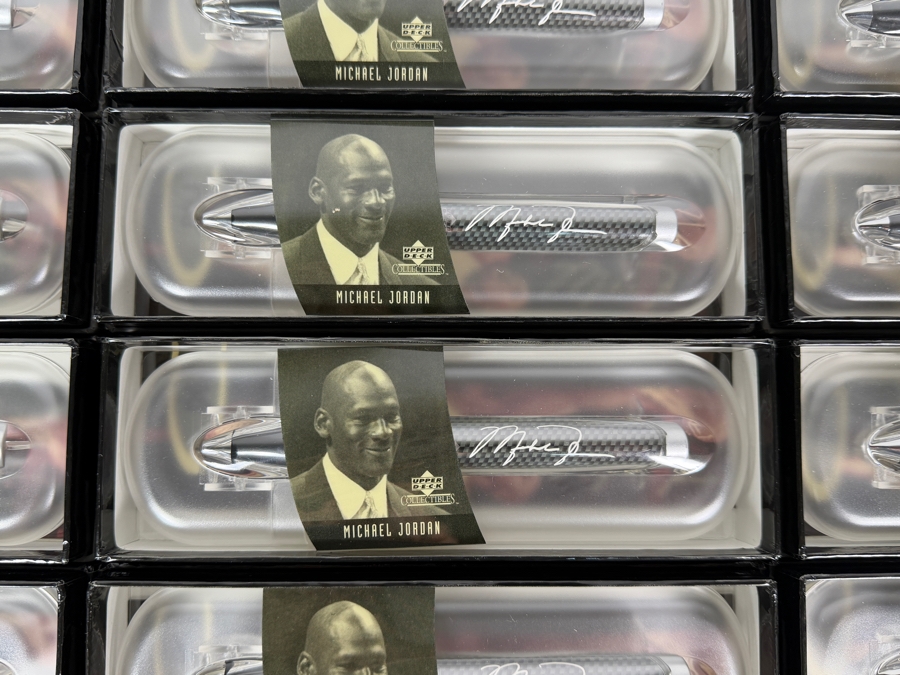 (21) New Michael Jordan Upper Deck Collectibles Signature Series Limited Edition Individually Numbered Collectible Memorabilia Pod Pens By The CDM Company [Photo 2]
