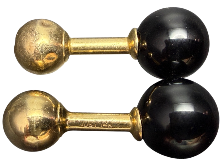 14k Gold Cufflinks 6.2g