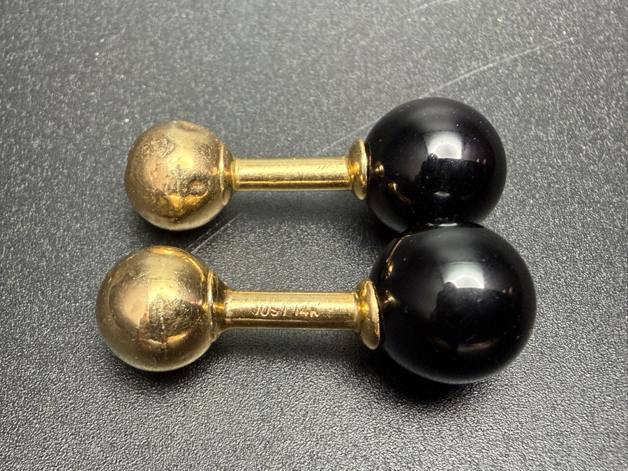 14k Gold Cufflinks 6.2g [Photo 3]