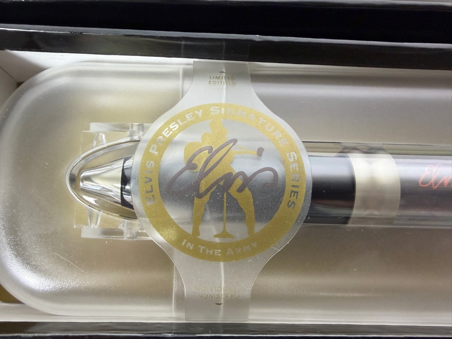 (16) New Elvis Presley In The Army Signature Series Limited Edition Individually Numbered Collectible Memorabilia Pod Pens By The CDM Company [Photo 4]