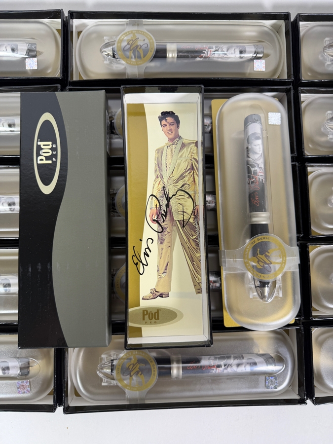 (16) New Elvis Presley In The Army Signature Series Limited Edition Individually Numbered Collectible Memorabilia Pod Pens By The CDM Company [Photo 5]