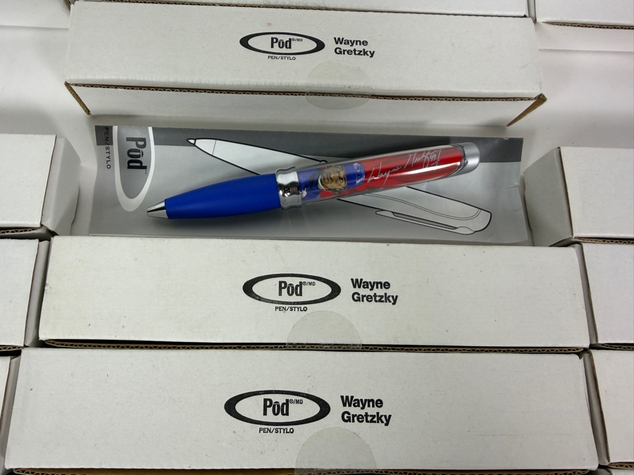 (30) New Wayne Gretzky Signature Series Limited Edition Individually Numbered Collectible Memorabilia Pod Pens By The CDM Company [Photo 5]