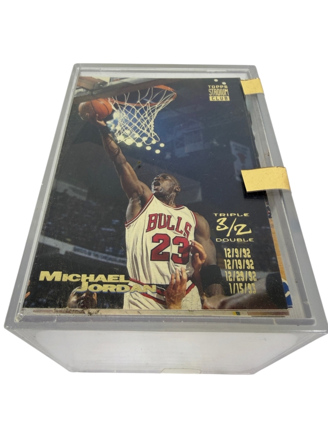 Topps Super Color Stadium Club NBA Basketball 1993-94 Trading Cards Featuring Michael Jordan