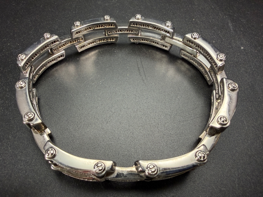 Stunning 14k Gold Bracelet Accented With (424) 1mm Diamonds Est. 2.1cttw 9'L 70.0g Retails $36,000 [Photo 8]