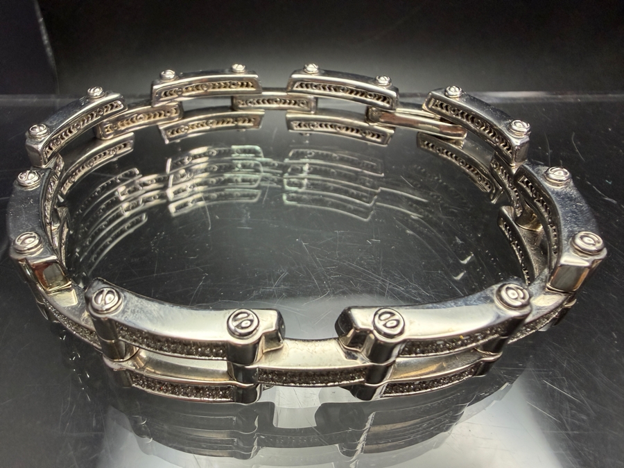 Stunning 14k Gold Bracelet Accented With (424) 1mm Diamonds Est. 2.1cttw 9'L 70.0g Retails $36,000 [Photo 5]