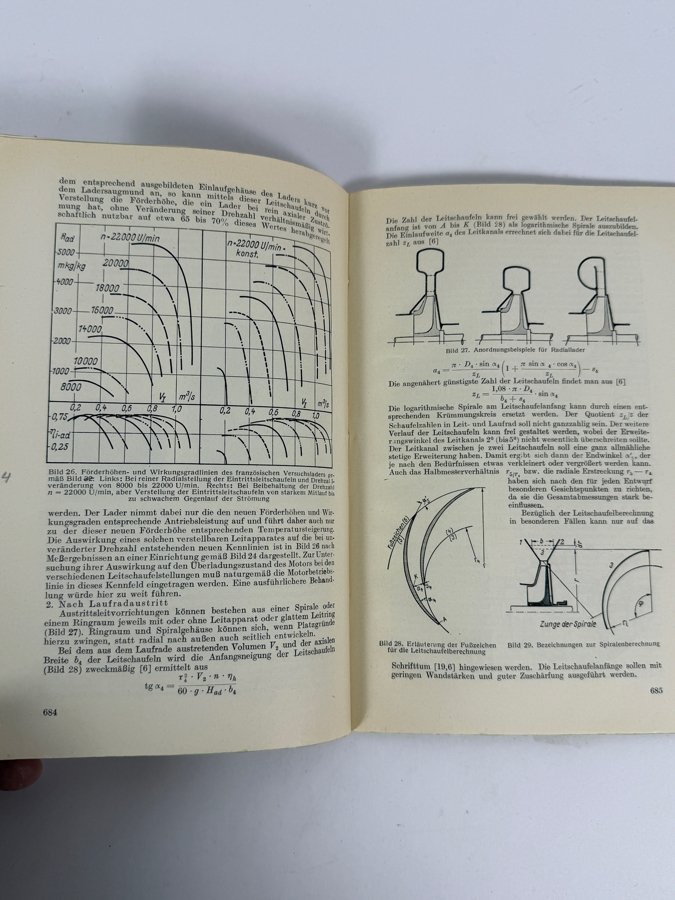  Dr. Werner Theodor von der Nuell's Personal Copy Of His German 1952/53 Technical Paper 'Lader' ('Superchargers') From The Automobiltechnisches Handbuch [Photo 17]