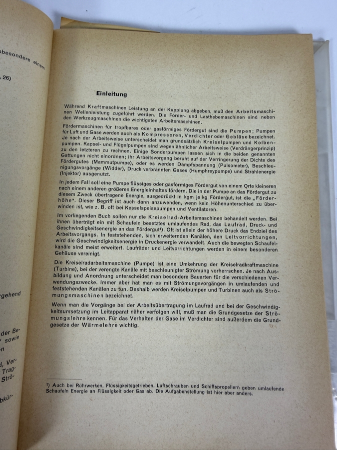 Dr. Werner Theodor von der Nuell's Personal Copy Of His German 1957 Technical Paper 'Kreiselpumpen Und Verdichter' (Centrifugal Pumps and Compressors) Kreiselradarbeitmaschinen [Photo 6]