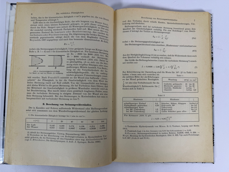 Dr. Werner Theodor von der Nuell's Personal Copy Of His German 1937 Technical Paper 'Die Kreiselrad-Arbeitsmaschinen' (The Rotary Wheel Work Machines) For The German Research Institute for Aviation (Deutsche Versuchsanstalt für Luftfahrt) in Berlin [Photo 12]