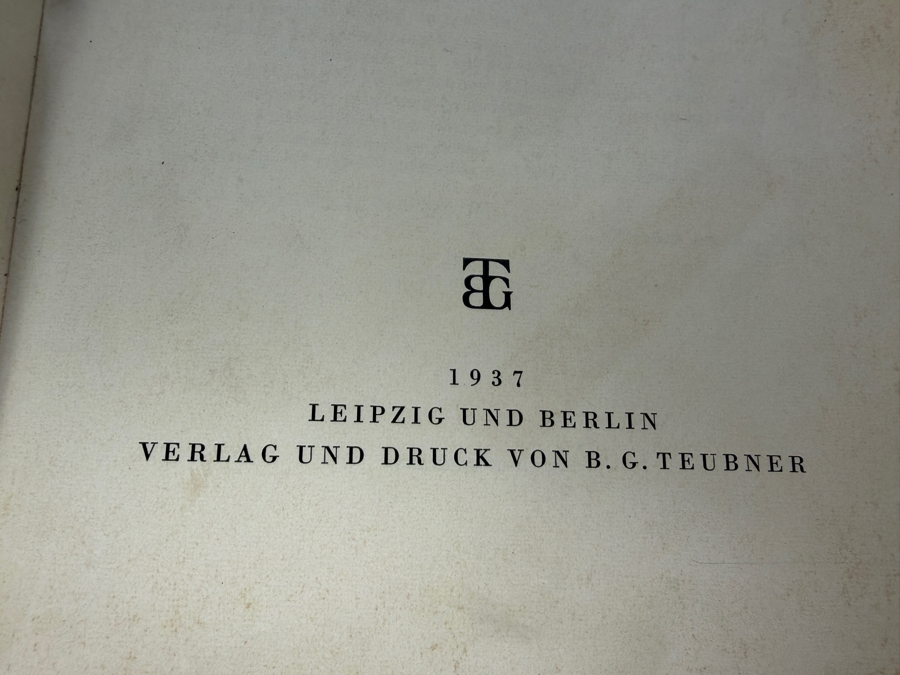 Dr. Werner Theodor von der Nuell's Personal Copy Of His German 1937 Technical Paper 'Die Kreiselrad-Arbeitsmaschinen' (The Rotary Wheel Work Machines) For The German Research Institute for Aviation (Deutsche Versuchsanstalt für Luftfahrt) in Berlin [Photo 6]