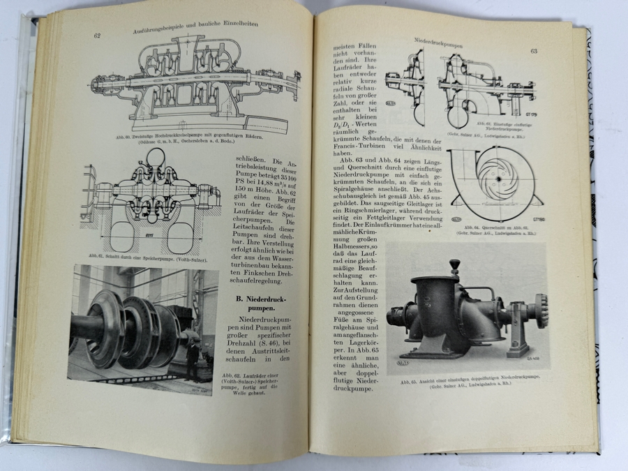 Dr. Werner Theodor von der Nuell's Personal Copy Of His German 1937 Technical Paper 'Die Kreiselrad-Arbeitsmaschinen' (The Rotary Wheel Work Machines) For The German Research Institute for Aviation (Deutsche Versuchsanstalt für Luftfahrt) in Berlin [Photo 17]