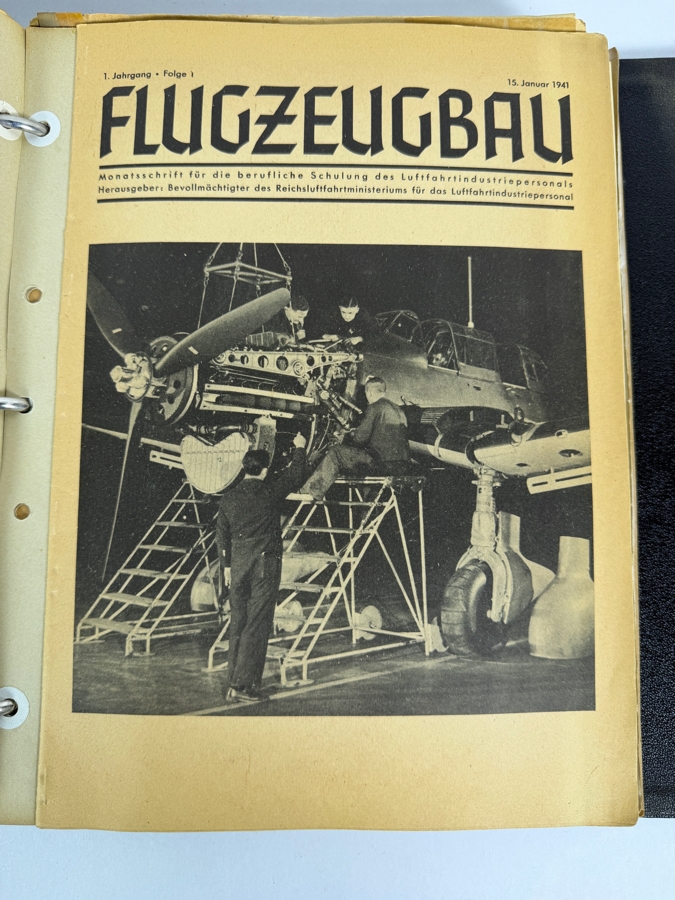 Dr. Werner Theodor von der Nuell's (A Genius Who Revolutionized Modern Day Turbochargers) Personal Copy Of His Technical Papers Starting In Germany In 1935 And Progressing To America's Operation Paperclip - See Photos For Small Sampling [Photo 15]