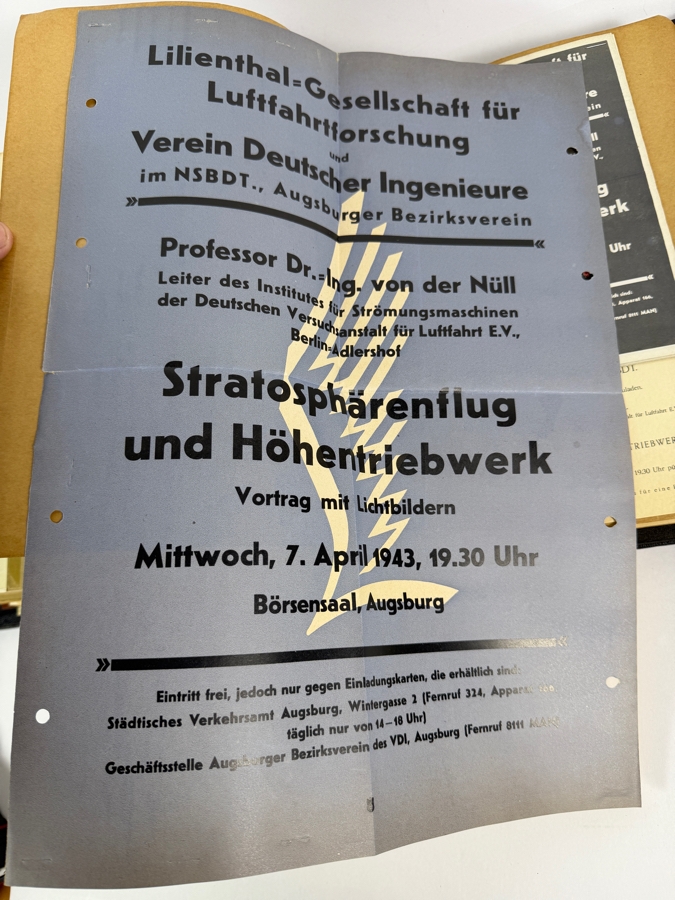 Dr. Werner Theodor von der Nuell's (A Genius Who Revolutionized Modern Day Turbochargers) Personal Copy Of His Technical Papers Starting In Germany In 1935 And Progressing To America's Operation Paperclip - See Photos For Small Sampling [Photo 20]