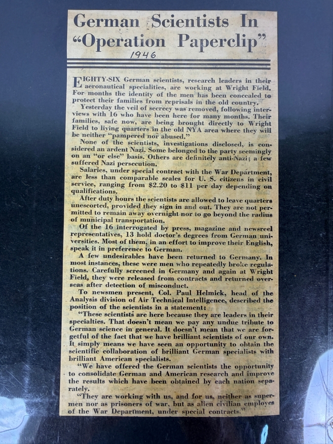 Dr. Werner Theodor von der Nuell's (A Genius Who Revolutionized Modern Day Turbochargers) Personal Copy Of His Technical Papers From US In 1947 And Ending In His Retirement - See Photos For Small Sampling (Mentions Loss Of His Entire Library To Russians) [Photo 8]