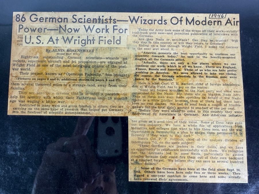 Dr. Werner Theodor von der Nuell's (A Genius Who Revolutionized Modern Day Turbochargers) Personal Copy Of His Technical Papers From US In 1947 And Ending In His Retirement - See Photos For Small Sampling (Mentions Loss Of His Entire Library To Russians) [Photo 7]