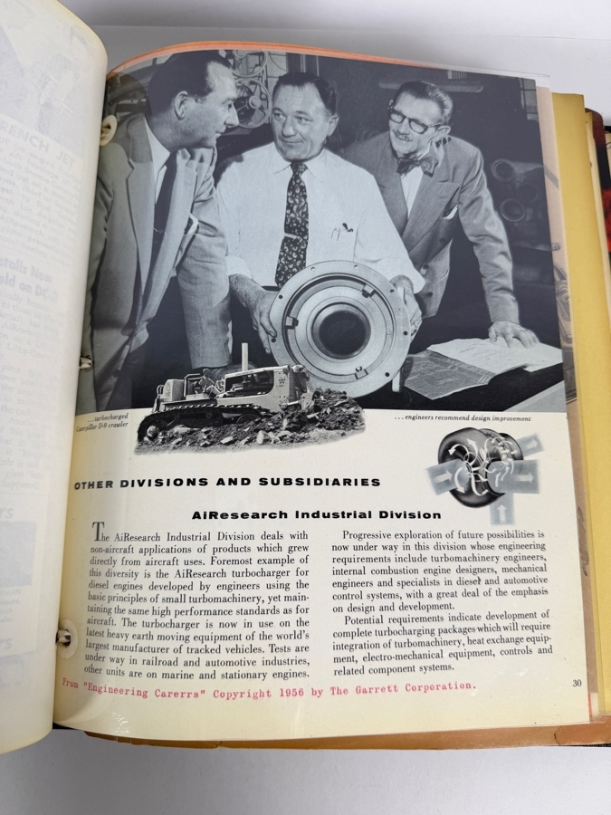 Dr. Werner Theodor von der Nuell's (A Genius Who Revolutionized Modern Day Turbochargers) Personal Copy Of His Technical Papers From US In 1947 And Ending In His Retirement - See Photos For Small Sampling (Mentions Loss Of His Entire Library To Russians) [Photo 28]