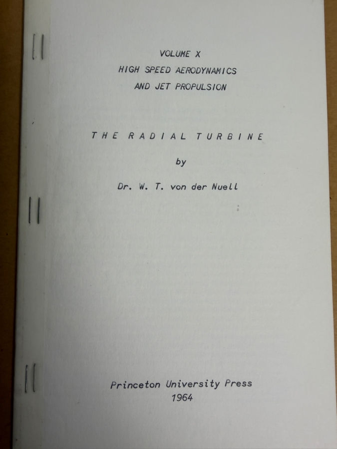 Dr. Werner Theodor von der Nuell's (A Genius Who Revolutionized Modern Day Turbochargers) Personal Copy Of His Technical Papers From US In 1947 And Ending In His Retirement - See Photos For Small Sampling (Mentions Loss Of His Entire Library To Russians) [Photo 35]