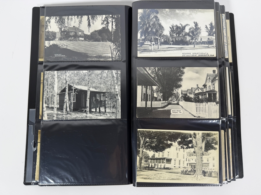 Collection Of (330) Vintage Black & White Postcards Mainly Portrait Postcards - See Photos [Photo 18]