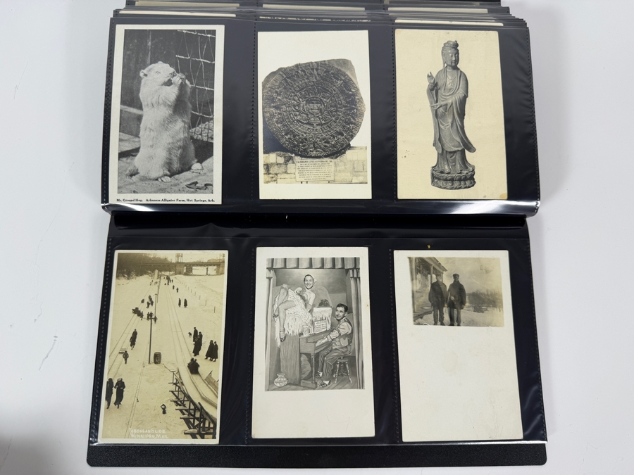 Collection Of (330) Vintage Black & White Postcards Mainly Portrait Postcards - See Photos [Photo 33]