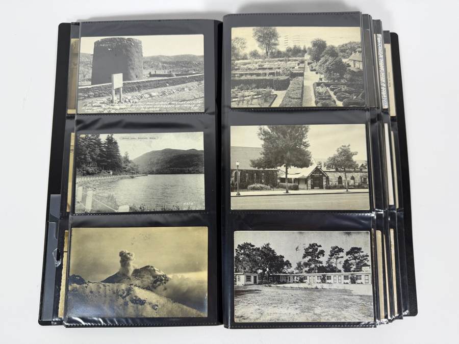 Collection Of (330) Vintage Black & White Postcards Mainly Portrait Postcards - See Photos [Photo 20]