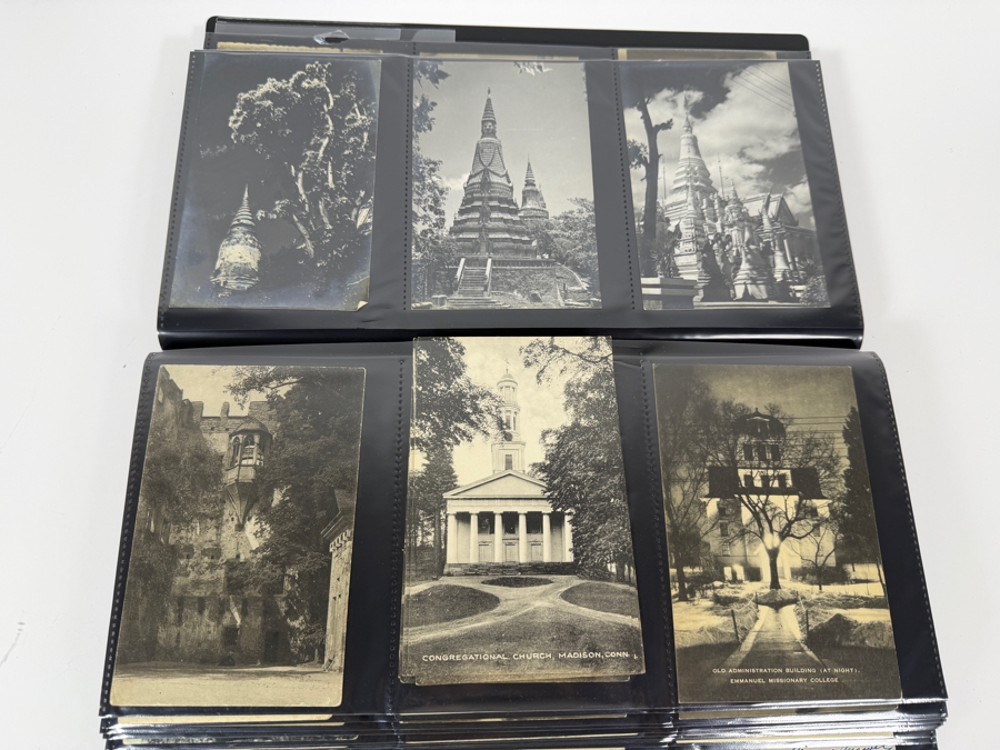 Collection Of (330) Vintage Black & White Postcards Mainly Portrait Postcards - See Photos [Photo 24]