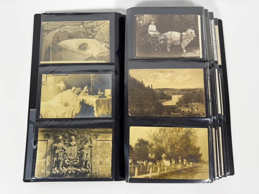 Collection Of (330) Vintage Black & White Postcards Mainly Portrait Postcards - See Photos [Photo 15]