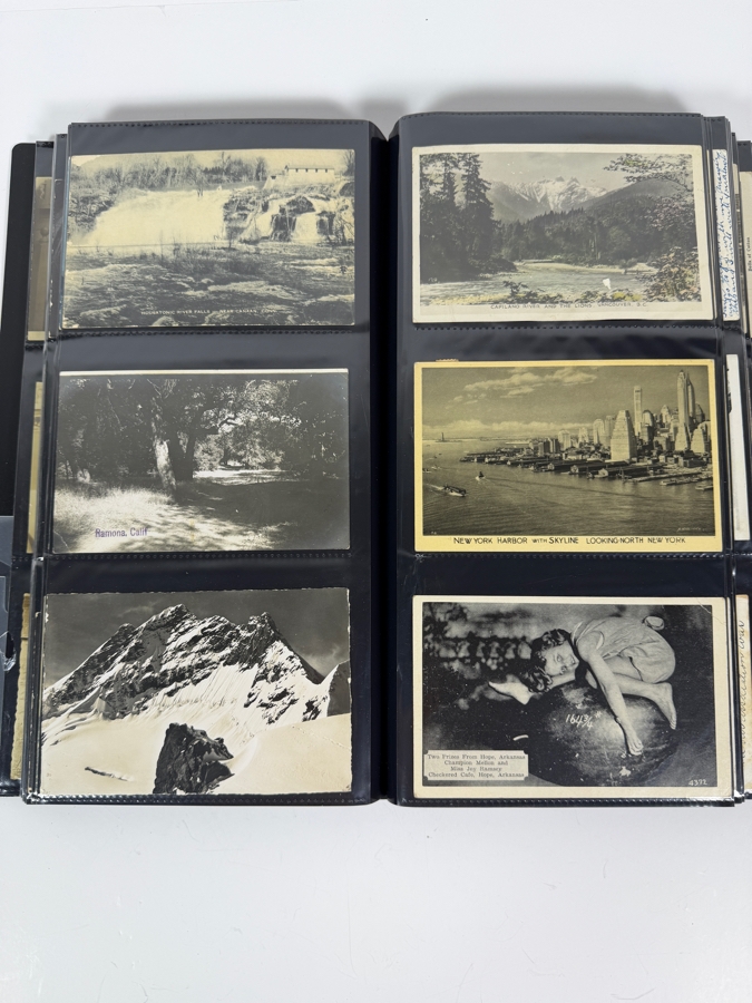 Collection Of (330) Vintage Black & White Postcards Mainly Portrait Postcards - See Photos [Photo 29]
