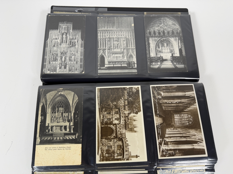 Collection Of (330) Vintage Black & White Postcards Mainly Portrait Postcards - See Photos [Photo 25]