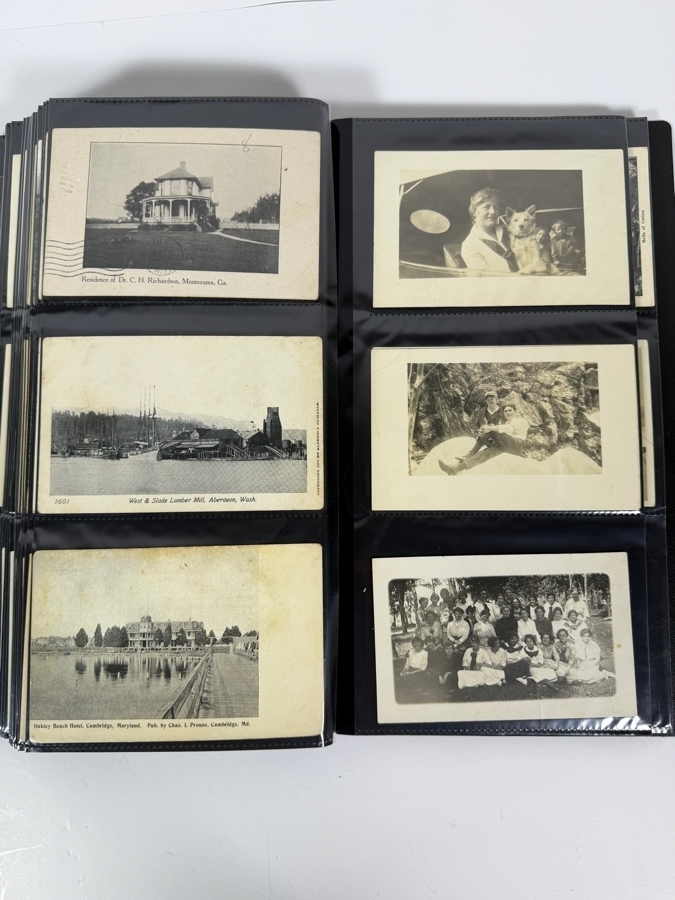 Collection Of (330) Vintage Black & White Postcards Mainly Portrait Postcards - See Photos [Photo 31]
