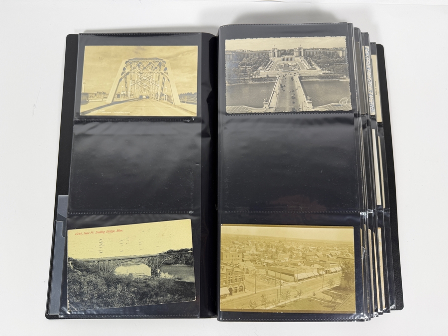Collection Of (330) Vintage Black & White Postcards Mainly Portrait Postcards - See Photos [Photo 14]
