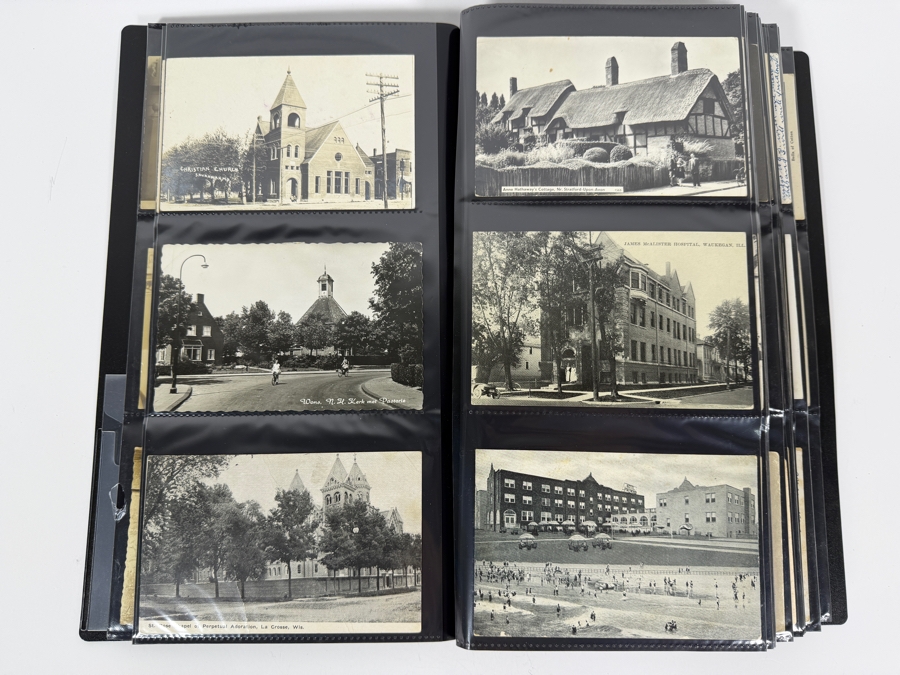 Collection Of (330) Vintage Black & White Postcards Mainly Portrait Postcards - See Photos [Photo 17]