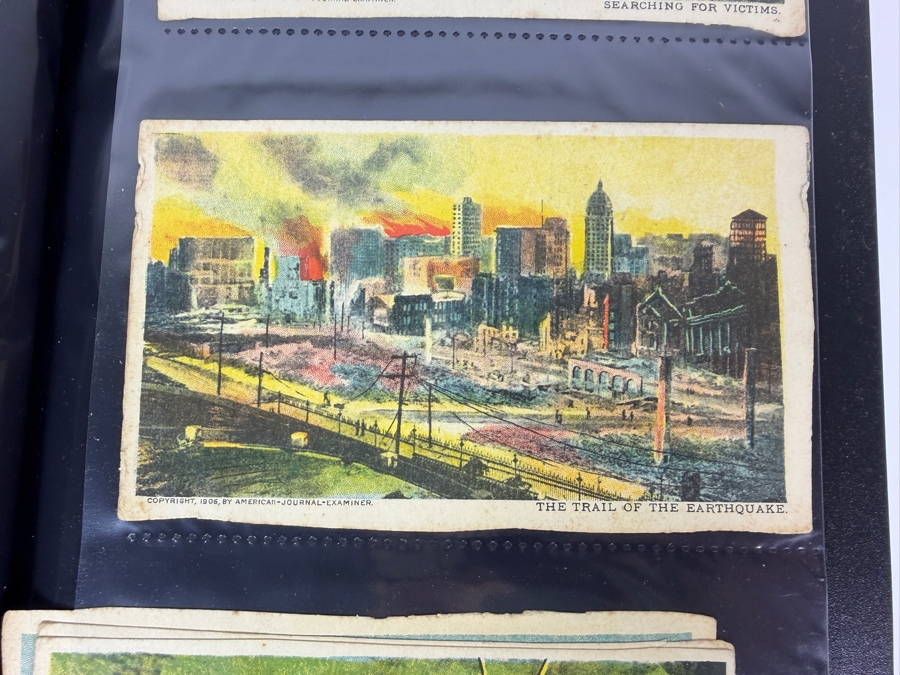 Collection Of (78) Vintage Postcards Of The San Francisco Earthquake, Antique German Postcards, Easter Postcards, Greetings, Happy New Year Postcards, Valentine Postcards And More - See Photos [Photo 18]