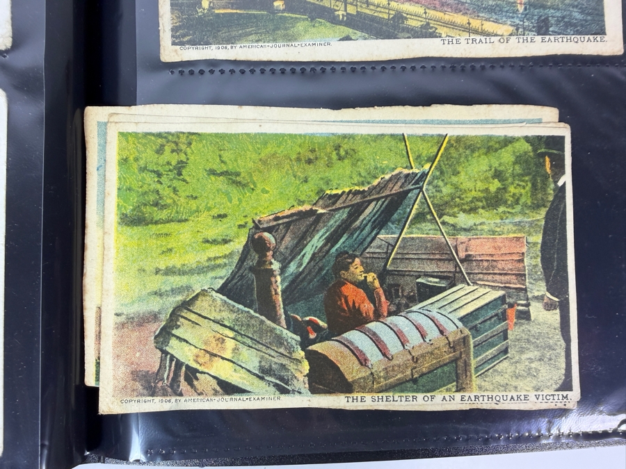 Collection Of (78) Vintage Postcards Of The San Francisco Earthquake, Antique German Postcards, Easter Postcards, Greetings, Happy New Year Postcards, Valentine Postcards And More - See Photos [Photo 19]